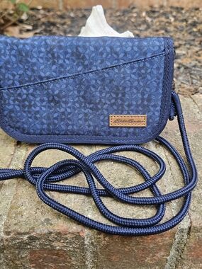 Eddie Bauer Travel Compact Crossbody Wallet With Removable Strap